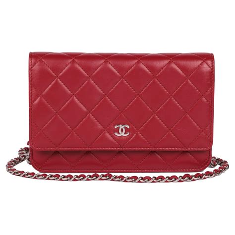 chanel quilted lambskin wallet|chanel lambskin wallet on chain.